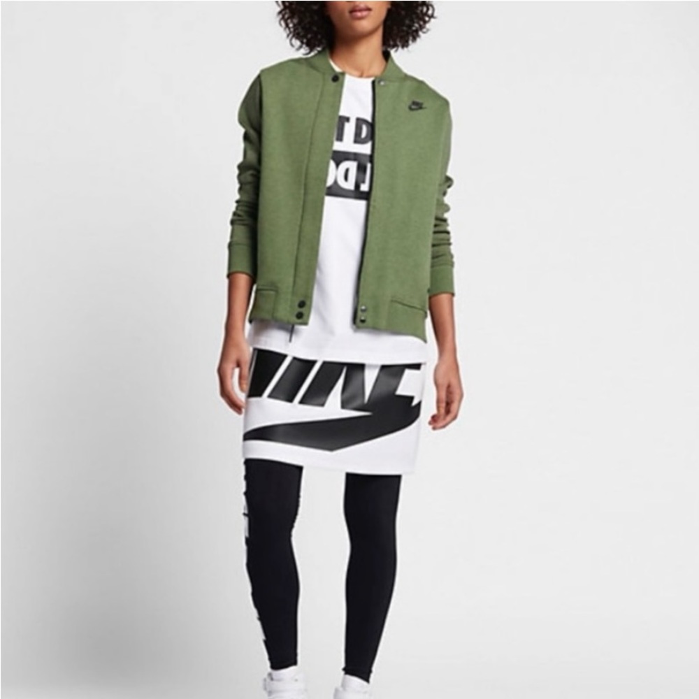 Nike Tech Fleece Destroyer Jacket/ Green/ Women's Medium